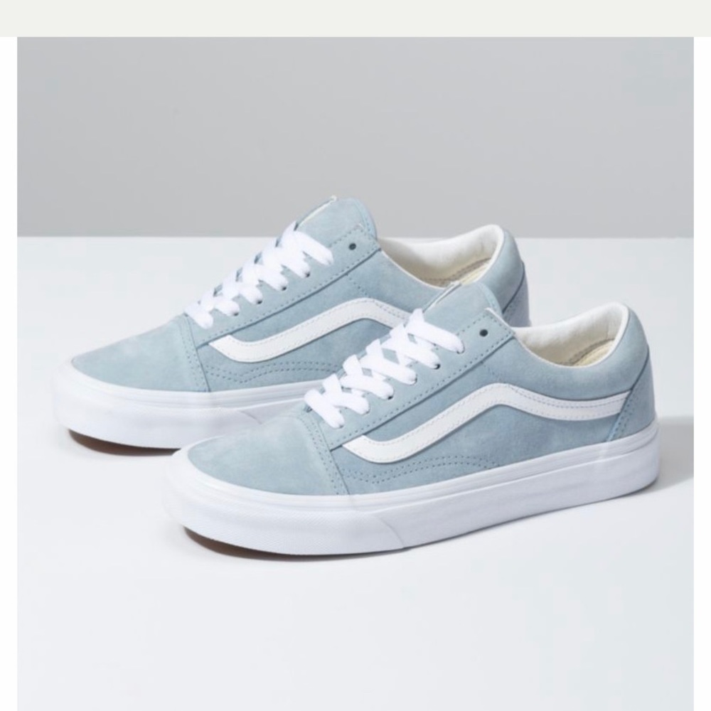 Pig Suede Old Skool Vans Blue Fog